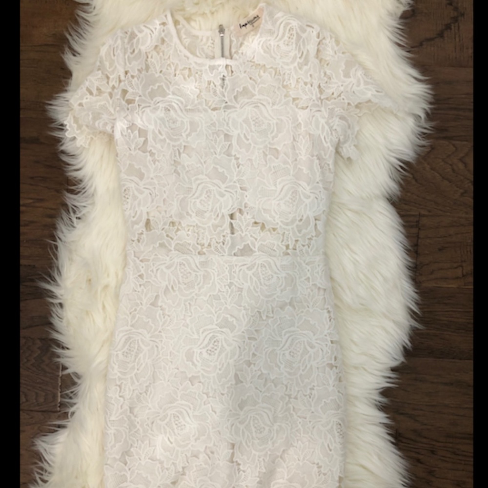 White Lace Bridal Inspired Dress